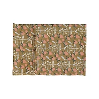 Hello Honey® Strawberry Cotton Dish Drying Mat with Quilted Terry Cloth Insert