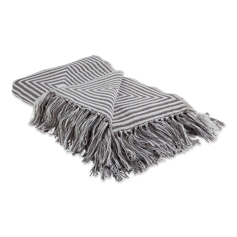 Gray Square Throw
