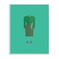 Stupell Industries Famous People Character Fashion Design Vertigo Wood Wall Plaque