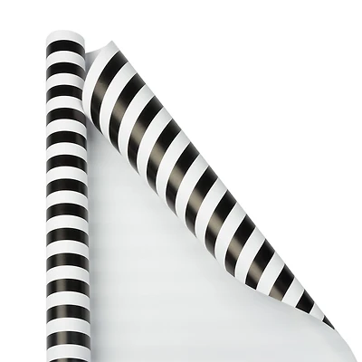 JAM Paper Striped Gift Wrap