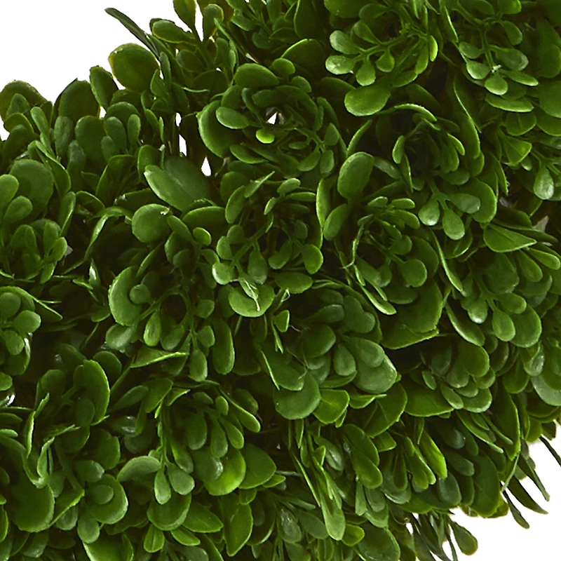 19.5" UV Resistant Green Tea Leaf Wreath