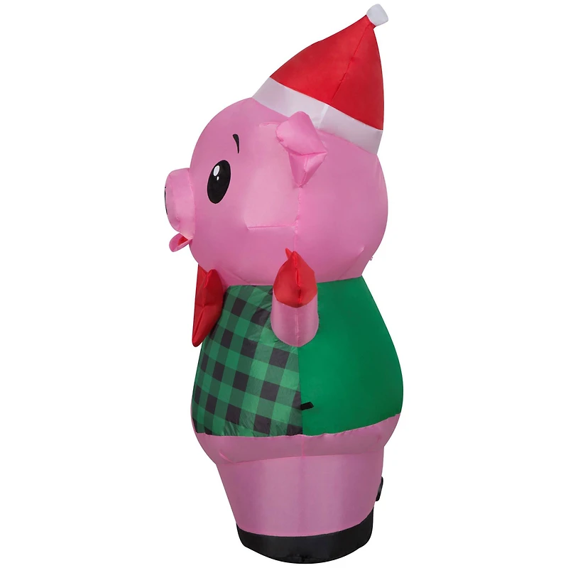 Airblown® 3.5ft. Christmas Inflatable Pig in Vest