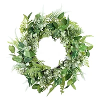 26" Artificial Eucalyptus Floral Spring Wreath