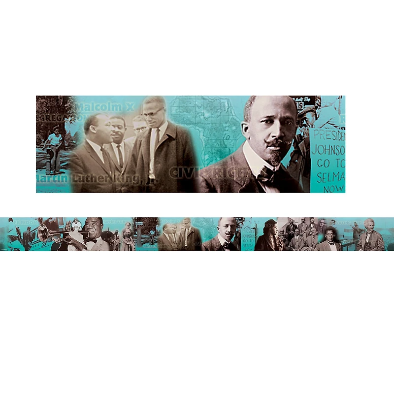 Edupress™ Black History Photo Border, 210ft.
