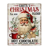 Stupell Industries Santa's Christmas Blend Canvas Wall Art