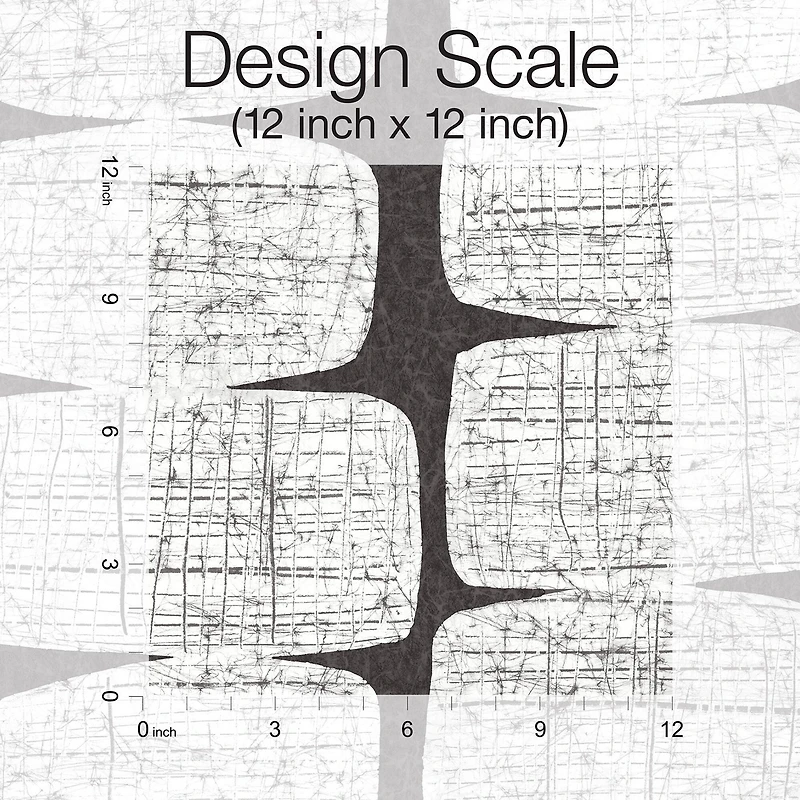 RoomMates Black Mid-Century Beads Peel & Stick Wallpaper