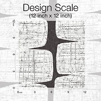 RoomMates Black Mid-Century Beads Peel & Stick Wallpaper