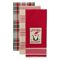DII® Assorted Little Gnome Dishtowel Set