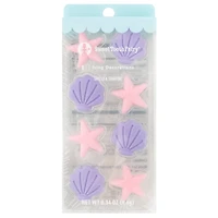 Sweet Tooth Fairy® Shells & Starfish Icing Decorations, 8ct.
