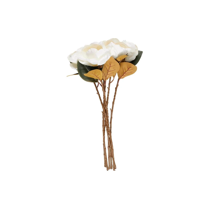 30" White Magnolia Artificial Flower Stem, 6ct.