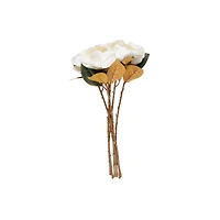 30" White Magnolia Artificial Flower Stem, 6ct.