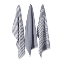 DII® French Blue French Terry Dish Towels, 3ct.