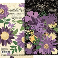 Graphic 45® Staples Die Cut Paper Flower Assortment