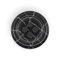 Dritz® 18mm Black Recycled Polyester Round Button, 9ct.