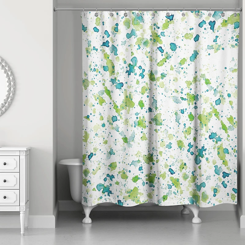 Speckled Shower Curtain