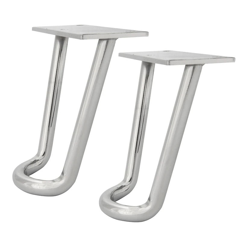 Dritz Home Nickel Modern Hairpin Legs
