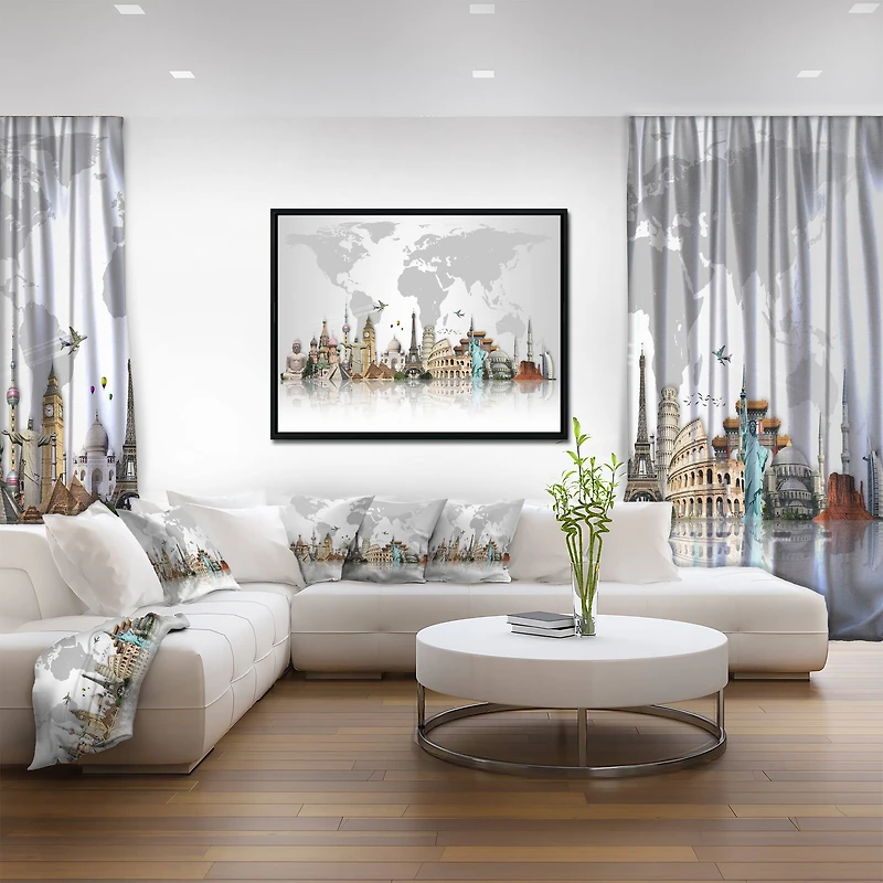Designart - Famous Monuments Across World