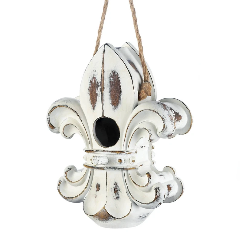 8'' Fleur De Lis Birdhouse