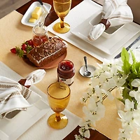 DII® 72" Chambray Ribbed Cotton Table Runner