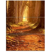 Designart - Magic Morning at the Fall Park