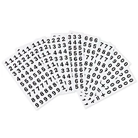 Black Number Stickers by Recollections