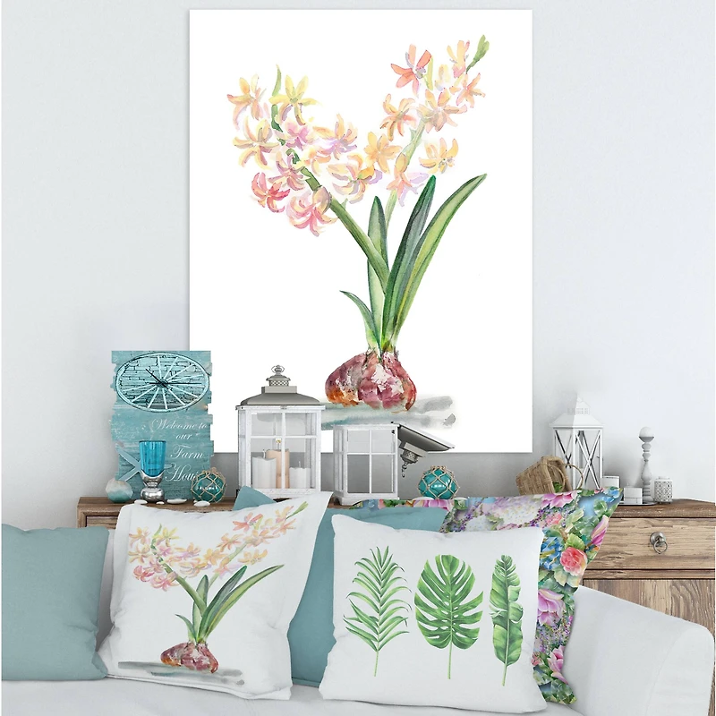 Designart - Blossoming Hyacinth In Spring