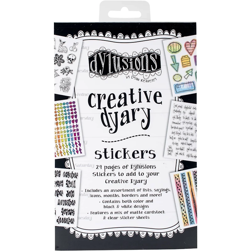 Dylusions Creative Dyary Sticker Book