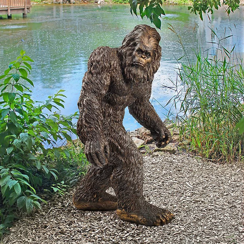 Design Toscano Medium Bigfoot, the Garden Yeti Statue