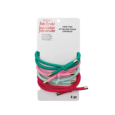 Pickleball Solid Hair Tie Set by Fab Finds