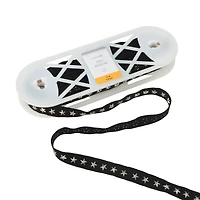 3/4" Black & Silver Star Studded Trim by Celebrate It® Fashion Mode