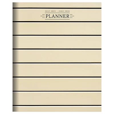 TF Publishing 2025-2026 Ebony & Ivory Medium Monthly Planner