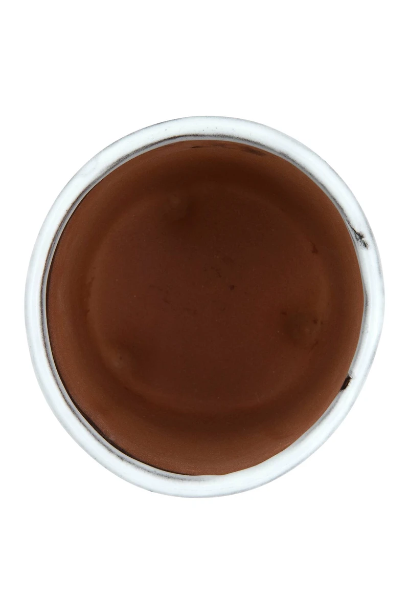 Hello Honey® 5" White & Black Terra Cotta Footed Planter