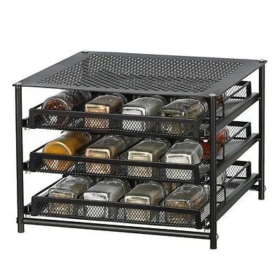NEX™ 3-Tier 24-Bottle Spice Rack Organizer