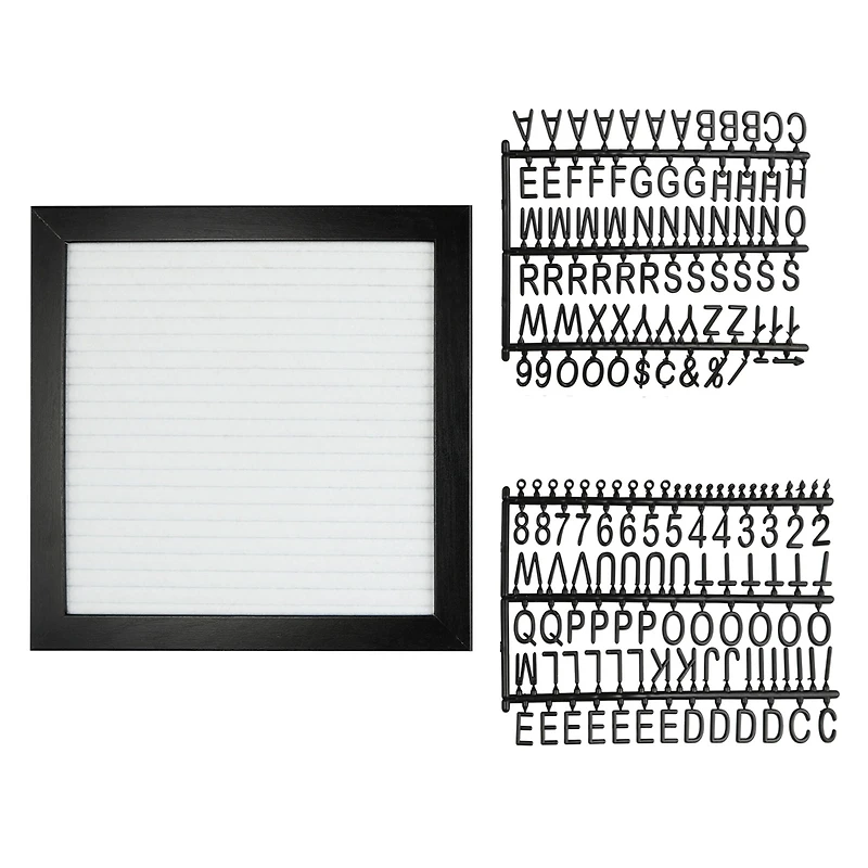 6 Pack: 8" x 8" White Felt Letter Board by Make Market®