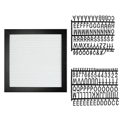 8" x 8" White Felt Letter Board by Make Market®