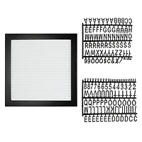 6 Pack: 8" x 8" White Felt Letter Board by Make Market®