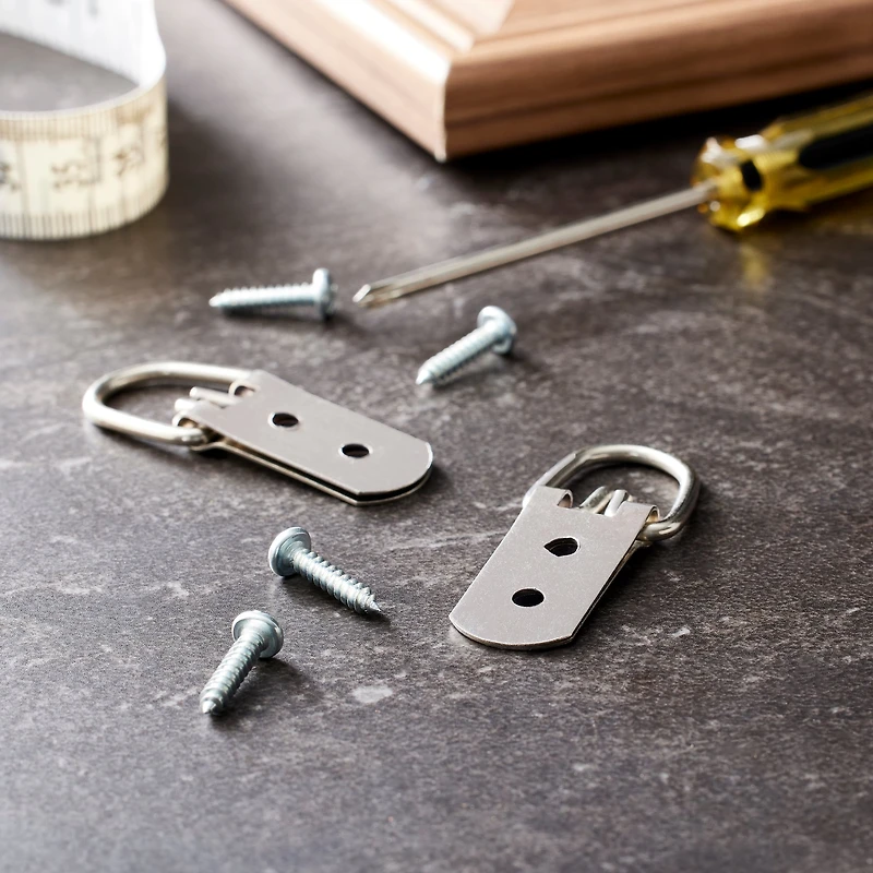 75lb. 2-Hole D-Ring Hanger, 2ct. by Studio Décor®