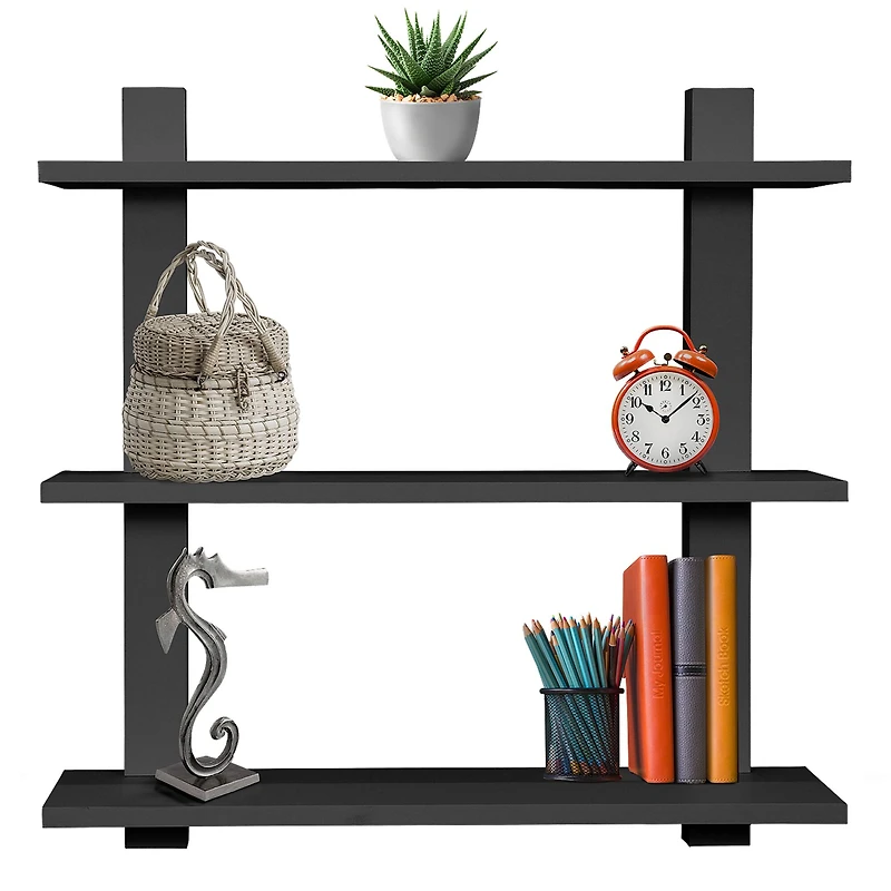 Sorbus 23.6" Triple Tier Floating Shelf
