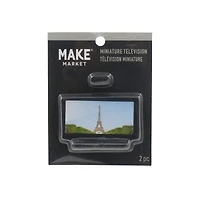 Miniature TV & Remote by Make Market®