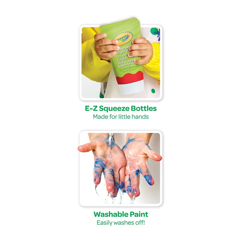 Crayola® Washable Fingerpaint Kit