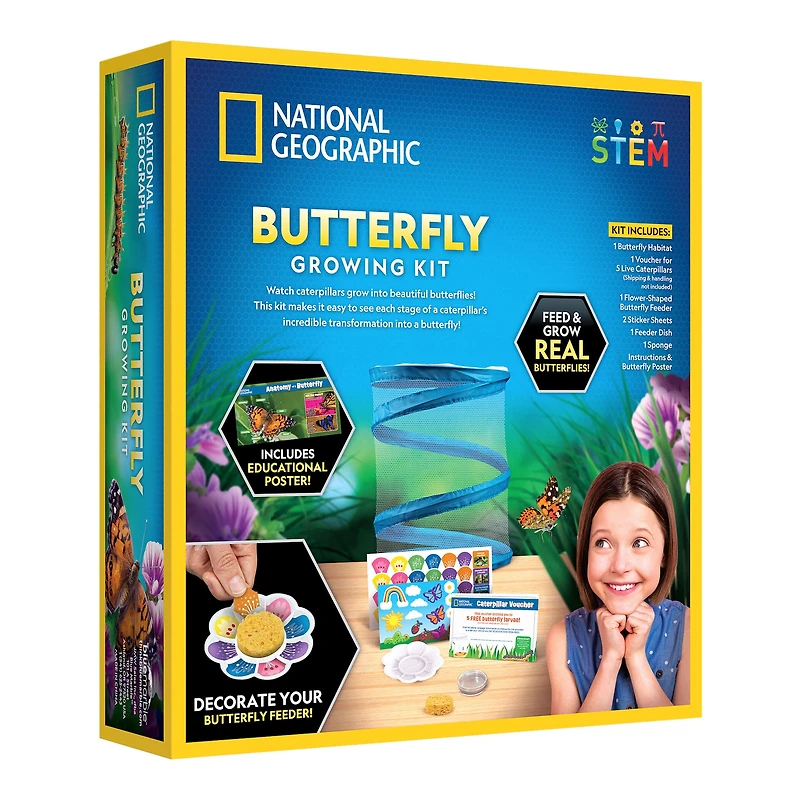 National Geographic™ Butterfly Growing Kit
