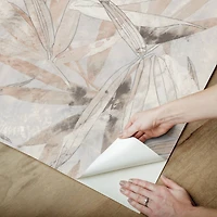 NuWallpaper Egypt Sherrod Neutral Bali Bamboo Peel & Stick Wallpaper