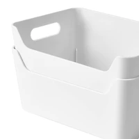 White Open Storage Bin by Simply Tidy
