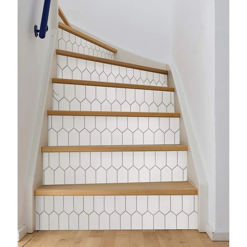 WallPops Rhombus Peel & Stick Backsplash Tiles