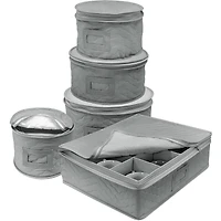 Sorbus 5-Piece Dinnerware Storage Set