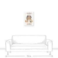 Home Sweet Thankful Home Canvas Wall Art