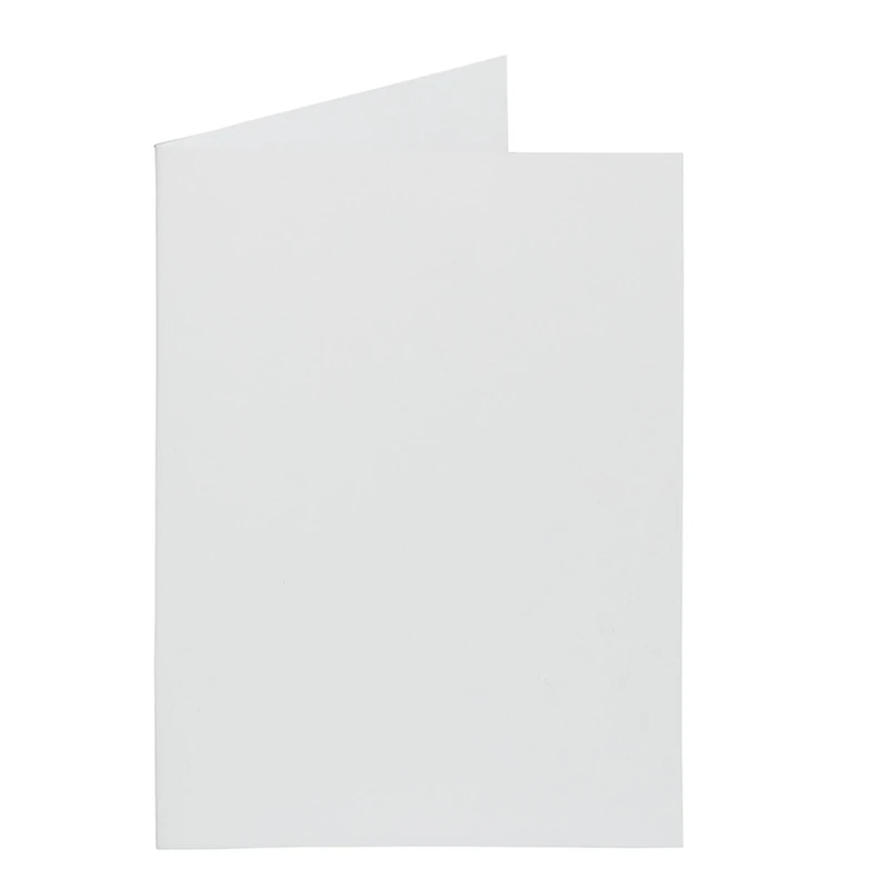 JAM Paper 3.5" x 4.875" Strathmore Bright White Wove Blank Foldover Cards