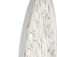 American Art Décor™ 15.5" Tree of Life Medallion Boho Wall Art with White with Gold Accents