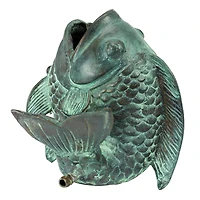 Design Toscano Dancing Asian Fish Bronze Spitting Garden Statue