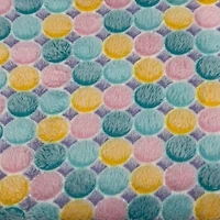 Feldman Teal Popcorn Minky Fabric
